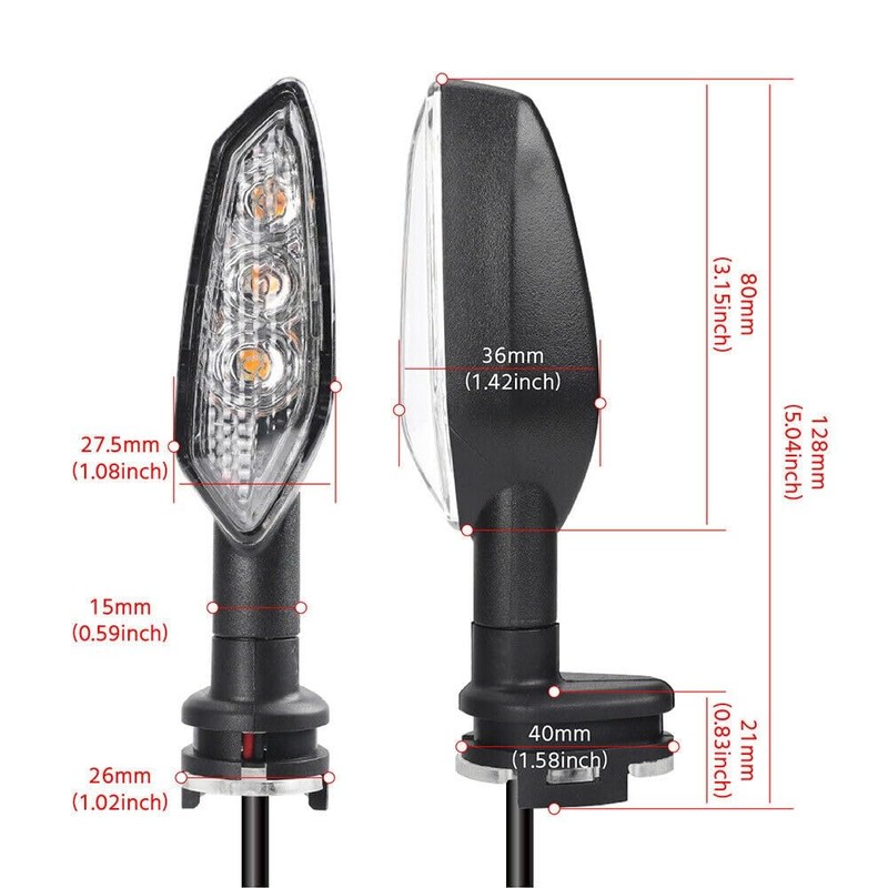YZF R6 Fender Eliminator LED Indicator Turn Signal Blinker Kits