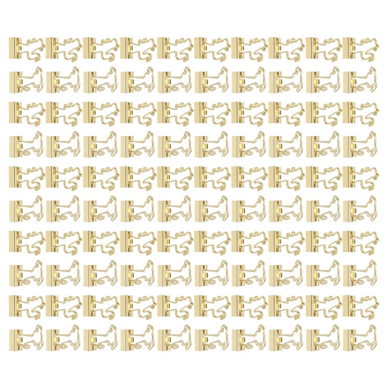 100Pcs Binder Clips Cute Animal Shaped Handle Sturdy Metal Multi