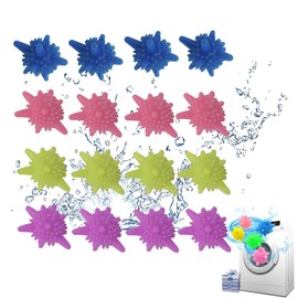 Tumble Dryer Balls, Reusable Laundry Balls for Washing Machine, Eco-Friendly, Detangling Balls for Washing Machines, Anti-Static Washing Machine Balls, Reduce Static Cling and