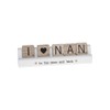 Scrabble Sentiments I Love Nan To The Moon Wooden Scrabble