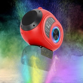 Hipoke Milwaukee M18 18V Li-ion Battery Compatible Portable Bluetooth Speaker, 25W Tweeters, TWS Pairing, USB-A/C Port, Wireless Speaker for Garage, Outdoor (Black, Battery Not Included)