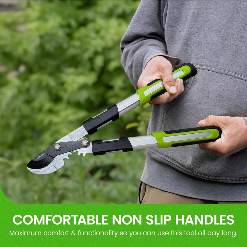 GARDEN GURU Bypass Loppers Tree Trimmer Clipper - 3X Cutting