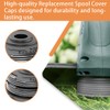 2 String Trimmer Replacement Spool,1 Spool Cover,Compatible with Bosch Grass
