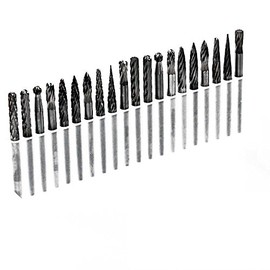 zmart Tungsten Carbide Bits 20 Pieces Rotary Carbide Milling Tool Accessories