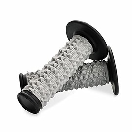 MaySpare 7/8" Motorcycle Handlebar Grips 22mm 28mm For Apollo 125cc 250cc For Yamaha Honda Suzuki Kawasaki Dirt Pit Bike Universal ATV UTV (Black)