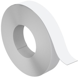 ZYJT White Melamine Edge Banding, 3/4 inch x 250ft roll of Veneer Edge Banding Pre-glued, Real Wood Tape Banding for Cabinet Repair