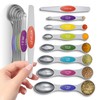 Premium Magnetic Measuring Spoons Set, Strong N52 Magnets, Heavy Duty