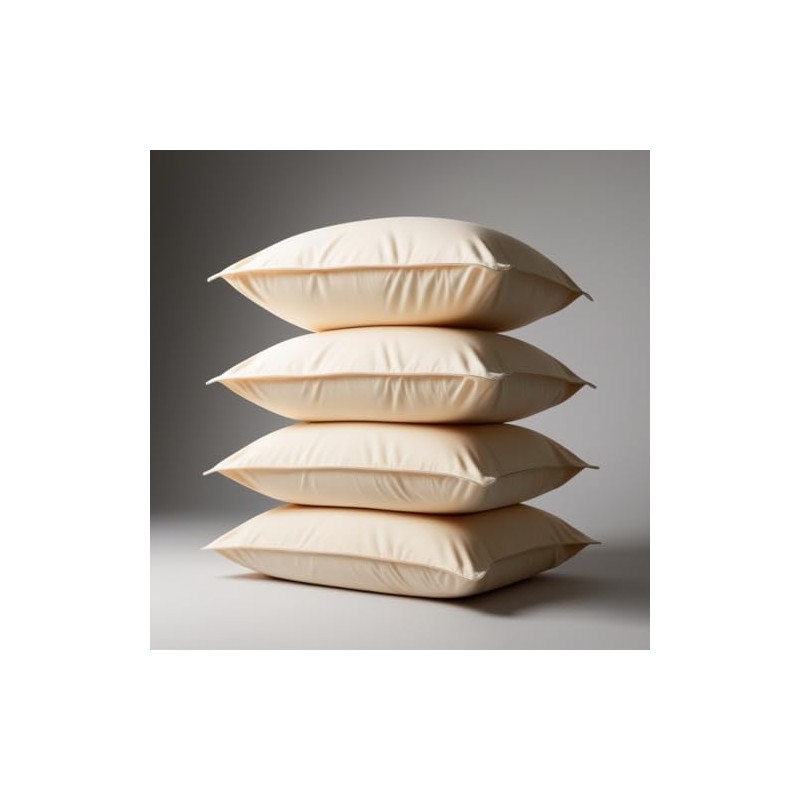 100% Egyptian Cotton Pillowcases - 200 Thread Count, Super Soft