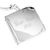 Brillibrum Design locket with engraving, silver, to open, 2 photos,
