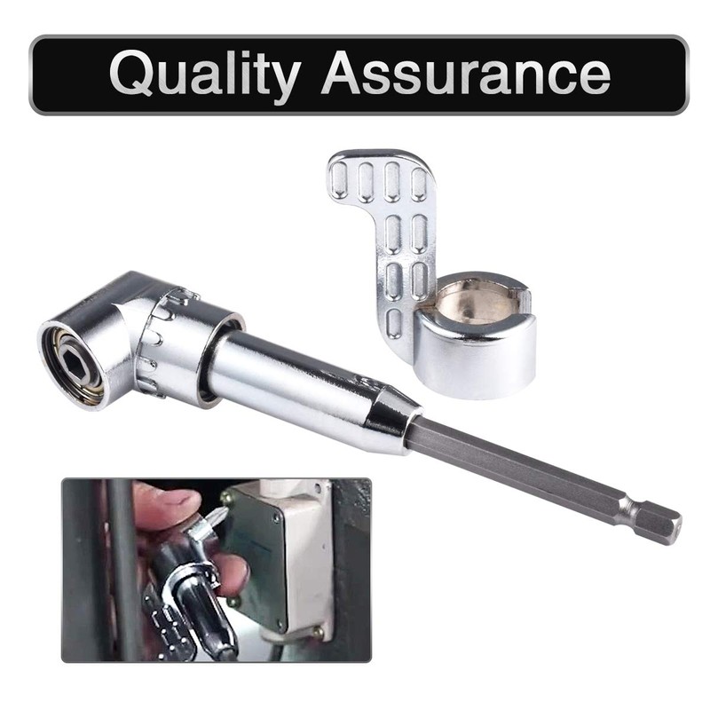 HOHXEN 105° Angle Wrench, 105 Degree Right Angle Drill Adapter