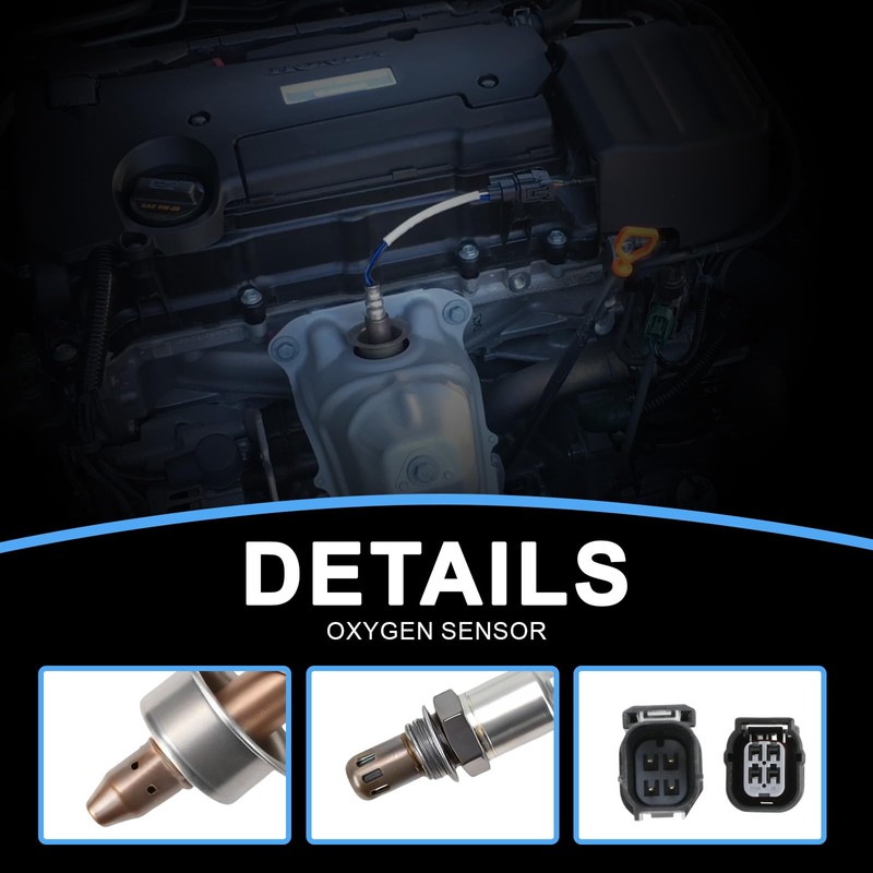 2PCS O2 Oxygen Sensor Compatible with Honda CR-V 2.4L L4