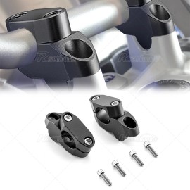 RI Aluminum 1 1/8" Handlebar Risers w/PullBack For YAMAHA YZ125 YZ125X YZ250 YZ450F