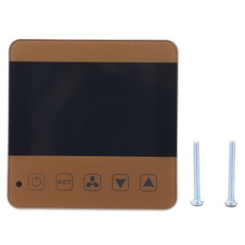 AC200-240V Fan Coil Thermostat, Intelligent Digital Central Air Conditioning Thermostat, Fan Coil Unit, LCD Display (Normal)