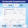 6 Pcs Telephone Prescription Pads Rx Pad Pharmacist Notepad 50