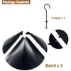 Garbuildman Squirrel Baffle for Bird Feeder Pole, Outside Hanging Mount