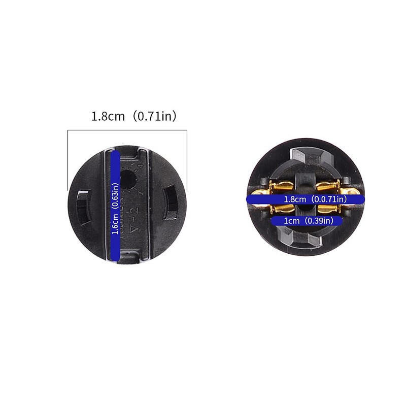 HUIQIAODS T10 194 Twist Lock Wedge Instrument Panel Dash Light