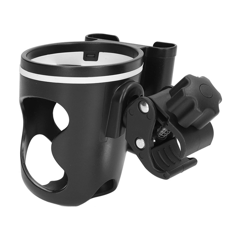 Baby Stroller Cup Holder Prevent Slipping Adjustable 360 Degree Rotating