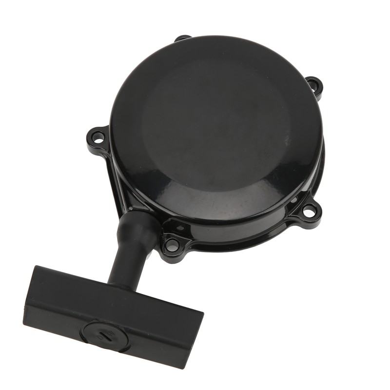 Recoil Starter Universal Aluminum Alloy Black Engine Pull Start Assembly