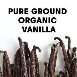 Wilderness Poets, Pure Vanilla Powder - 100% Organic Ground Vanilla Beans - 1 Ounce (Pack of 2) - Tahitian Variety, Grade A | Potent, Super Aromatic, Perfect for Chefs, Baking, Ice Cream, Coffee, Lattes