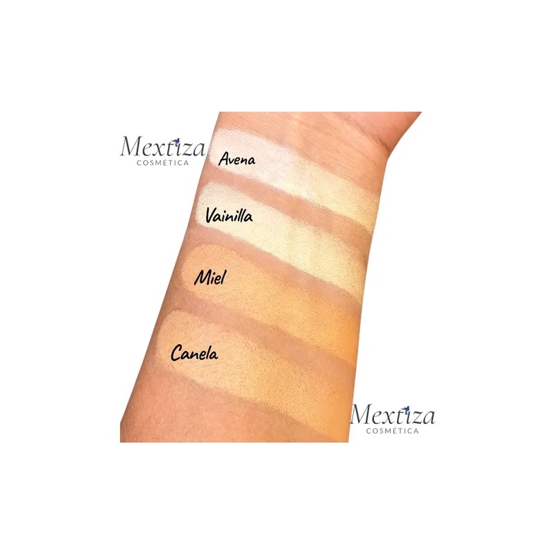 Maquillaje Alta Cobertura Fps Cubre Tatuajes Manchas Mextiza