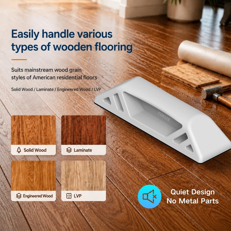 YOKIZE Updated Version Floor Gap Fixer Tool-LVP Installation Kit-Includes 5