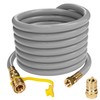 Westinghouse 25-Foot Natural Gas Hose with Adapter, 1/2-Inch Diameter, For