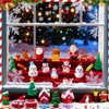 Bbiamsleep 100 Pcs Mini Christmas Figurines Miniature Christmas Figurines