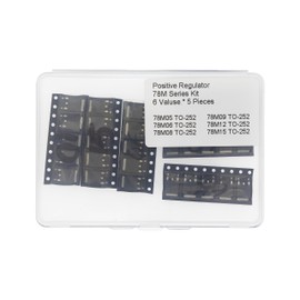 6値* 5ピース78MシリーズTO-252 500mA三端子ポジティブレギュレータキット78M05 78M06 78M08 78M09 78M12 78M15