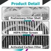 8 Pcs Air Purifier Filter Compatible with Frida Baby Air
