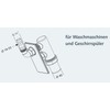 Anti Syphon Trap, white