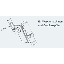 Anti Syphon Trap, white