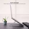 TooQ TQLRS0035-AL - Aluminium Alloy Folding Stand for Laptops, Tablets,