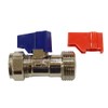 UKDD® 15mm x 3/4" Straight Washing Machine Tap c/w Check