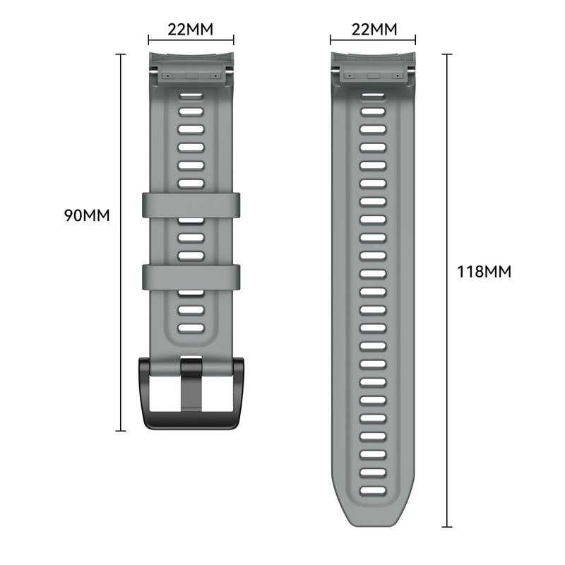 ISABAKE for Garmin Approach S70 47mm Watch Band, 22mm Soft
