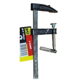 F Clamp 6 Inch/150mm Aluminium Woodworking Tools, Wood Clamps, Quick-Grip Metal Vice Grips Used for Welding, Glue Spreader, Work Bench, Book Press, Workmate Sash Bar Table clamp, Heavy Duty