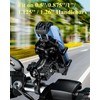 BRCOVAN Motorcycle Phone Mount with Qi Wireless & USB-C Charger