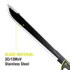 Kilimanjaro 24 Inch Machete Serrated Knife, Drop Point Tip to