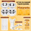 Magnetische falsche Wimpern, natürlicher Look, 4 Paar, kein Kleber erforderlich,