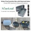Outdoor Junction Box, Nineleaf IP66 3 Set Weatherproof Electrical Boxes