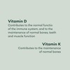 Vitamin D3 K2 Tablets 4000IU - 12 Month Supply -