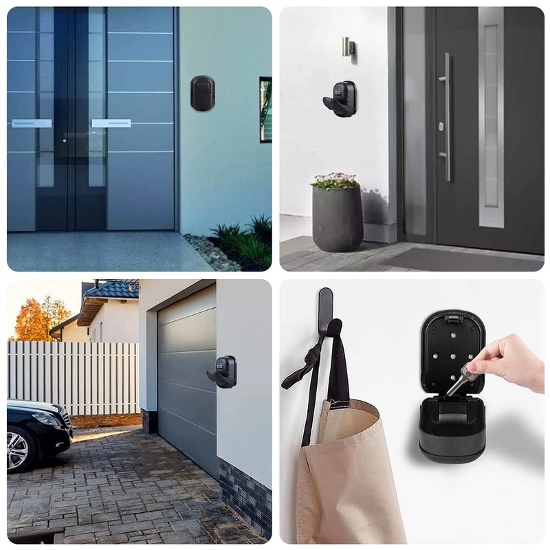 Key Safe Lock Box for Outside, House Wall Mounted Key