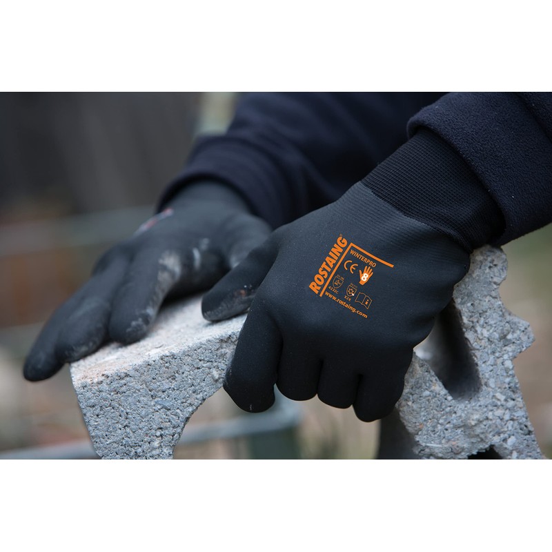 ROSTAING WINTERPRO/IT10 Gloves, Black, 10 Inch