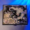 February Mountain Mother of Pearl Large Wooden Box with Hinged