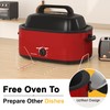 24 Quart Electric Roaster Oven with Visible & Self-Basting Lid,