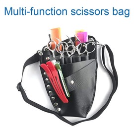Scissors Bag, Multifunctional Barber Belt Bag, Hair Clip Comb Hairdressing Tool Storage Bag for Salon Hairdressers