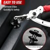 SSimder Car Clip Pliers, Spring-Loaded Push Pin Remover for Door
