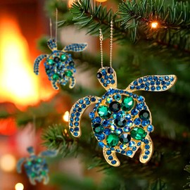 Sea Turtle Gifts for Women Decor Sea Turtle Ornament Christmas Hanging for Xmas Tree Clearance Keepasake