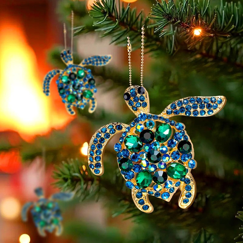 Sea Turtle Gifts for Women Decor Sea Turtle Ornament Christmas