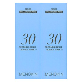 Menokin 30 Second Quick Bubble Mask Moist 95ml 2pcs JJ Mall / 메노킨 30초 퀵 버블 마스크 모이스트 95ml 2개  JJ몰