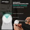 Oktaplex Don Outdoor Motion Sensor Set of 2 White